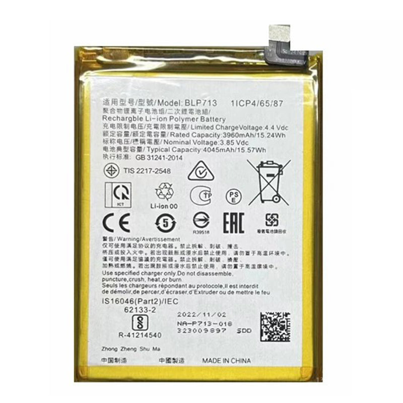 For Oppo Realme 3 Pro / Realme X 3.85V 3960mAh Li-ion Polymer Battery Assembly Part (Encode: BLP713) For Oppo Realme 3 Pro / Realme X 3.85V 3960mAh Li-ion Polymer Battery Assembly Part (Encode: BLP713)